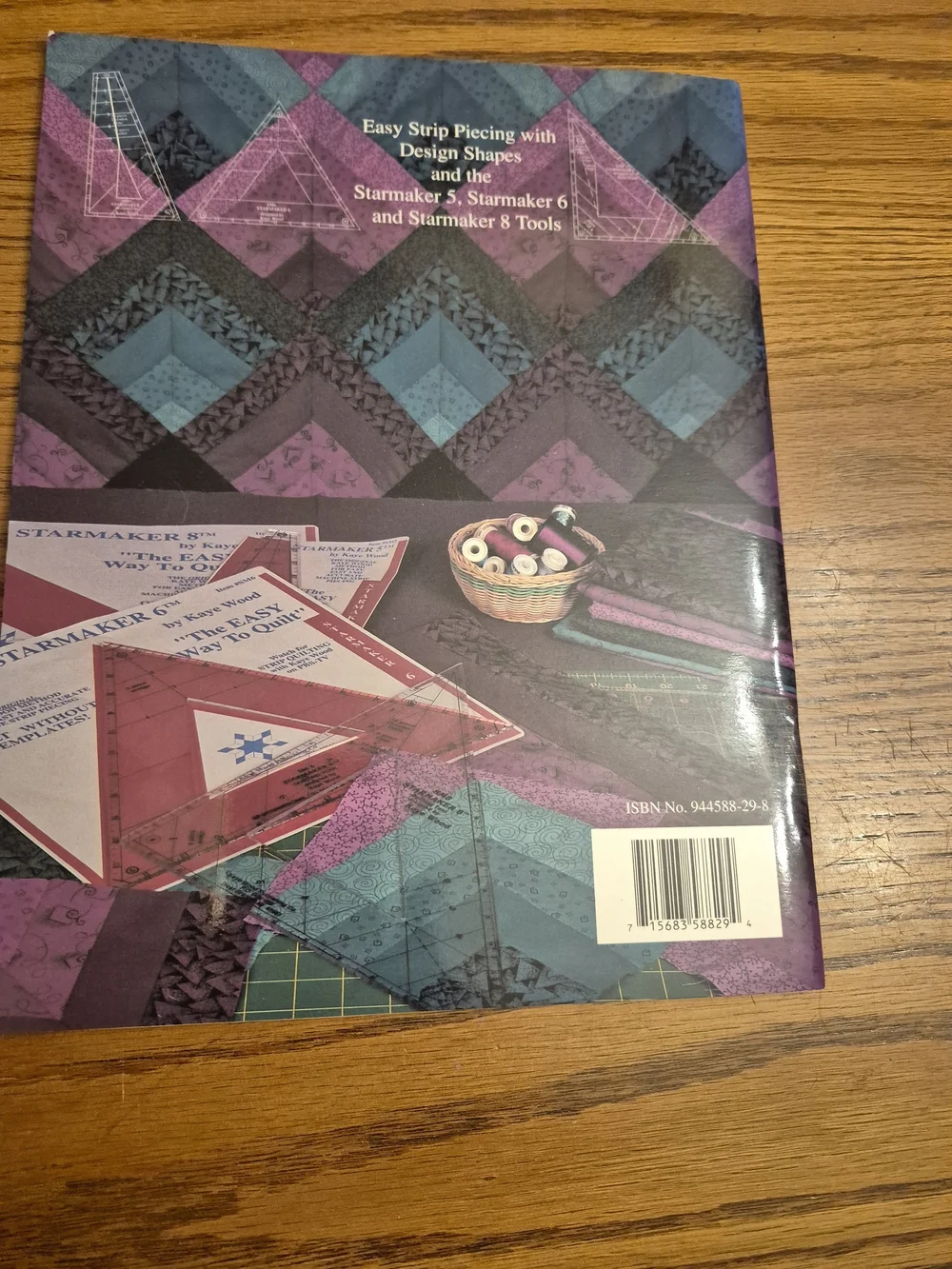 Strip Quilting Projects 10 Instructions Book by Kaye Wood Signed Patterns
